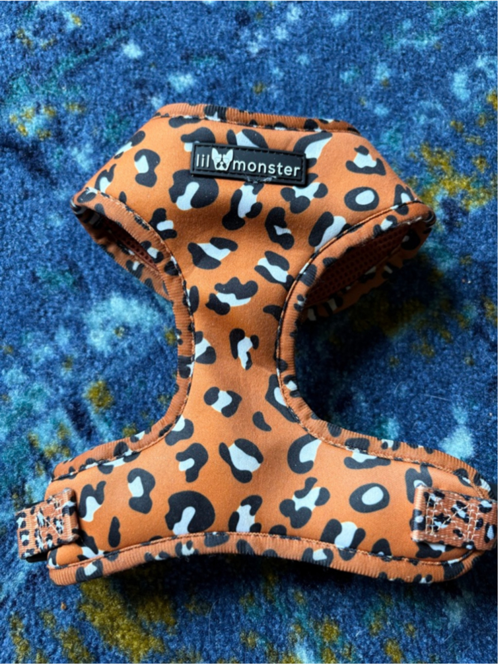 lil monster Leopard Print Pet Harness Size Small